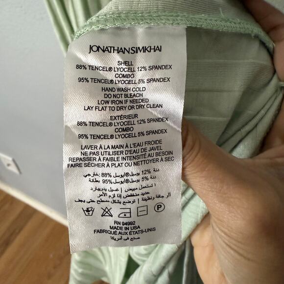 Jonathan Simkhai Standard Megan Rib Knit Maxi Dress in Green - Picture 5 of 8